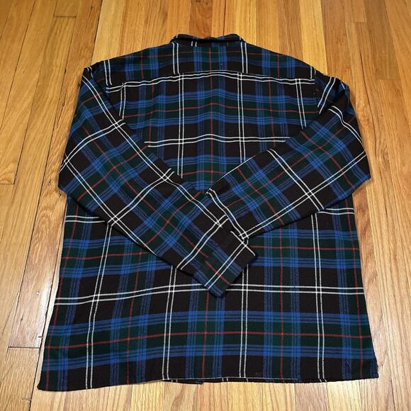 Head Porter Plus Plaid Shirt Frog Closure Japan Made Americana Asian Fusion - Picture 11 of 11